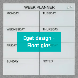 Eget design glastavler - FLOAT glas